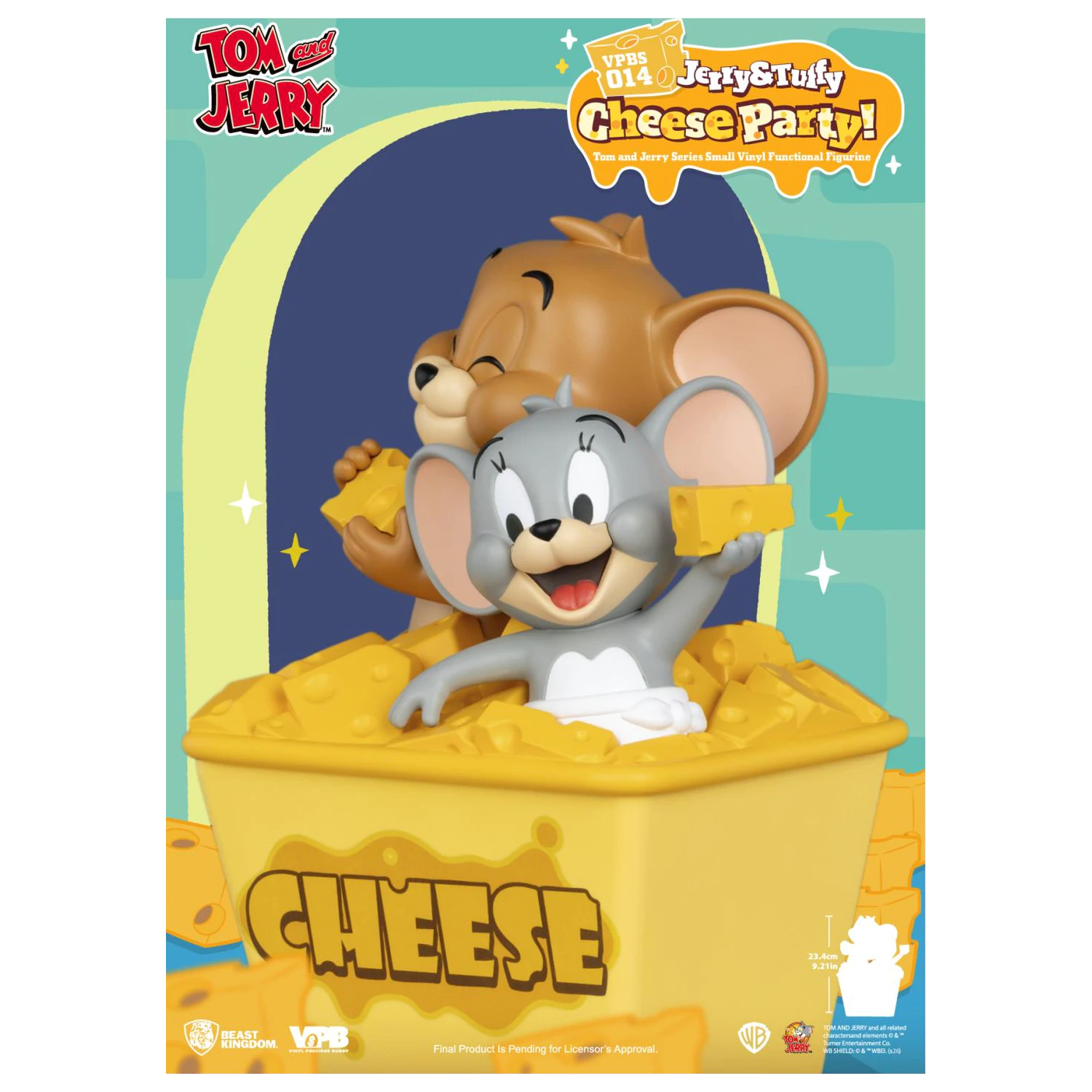 Tom & Jerry "Jerry & Tuffy Cheese Party" Skarbonka 23.4 cm zdjęcie produktu