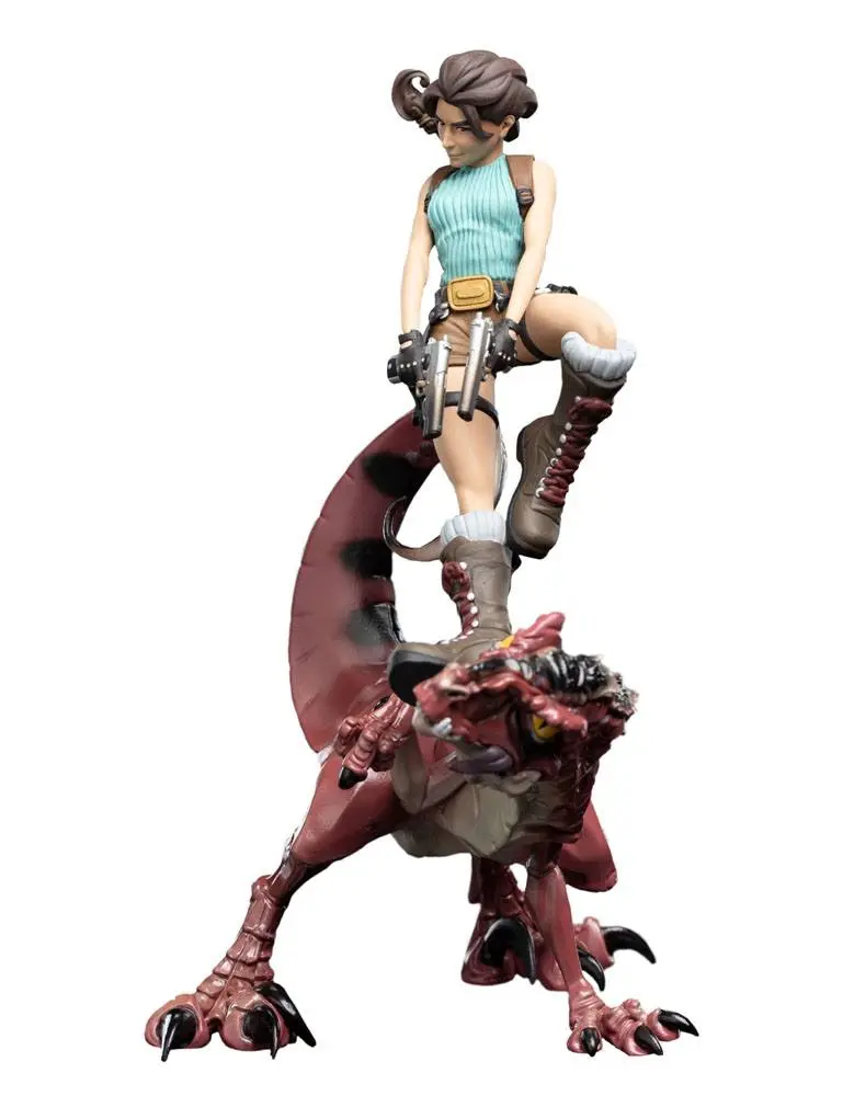 Tomb Raider Mini Epics Figurka Winylowa Lara Croft & Raptor 24 cm zdjęcie produktu