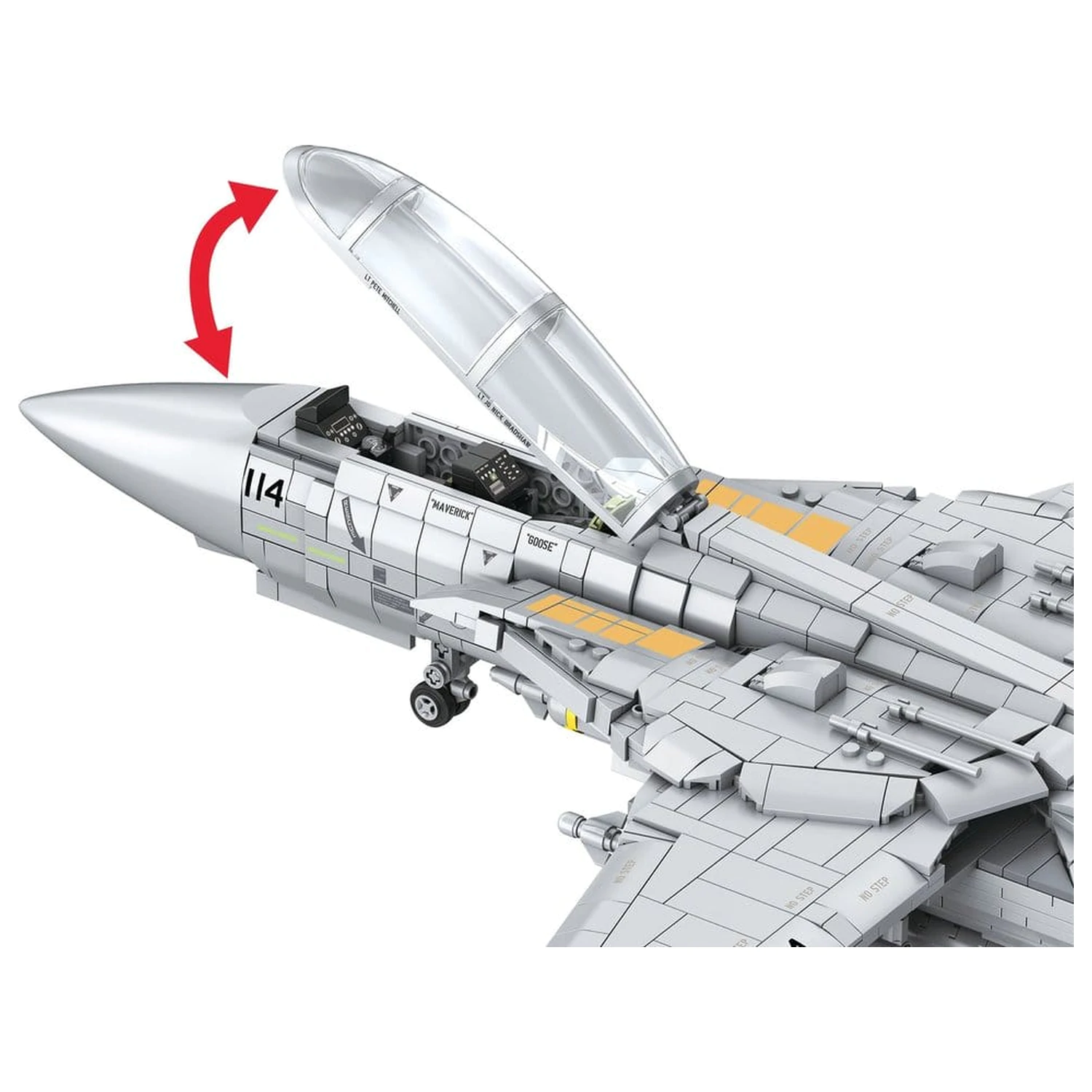 Top Gun Brick System Set Maverick's F-14A Tomcat zdjęcie produktu