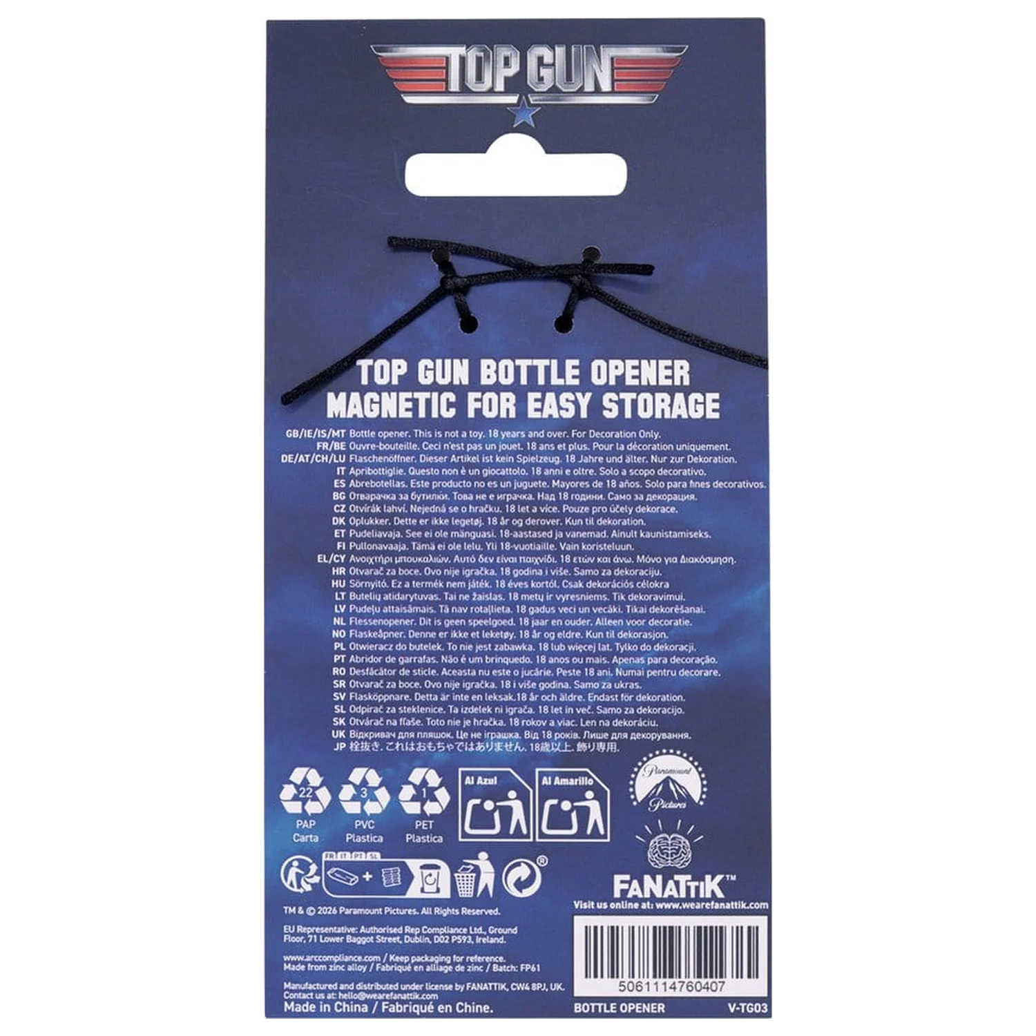 Top Gun Bottle Opener F-14 Limited Edition zdjęcie produktu