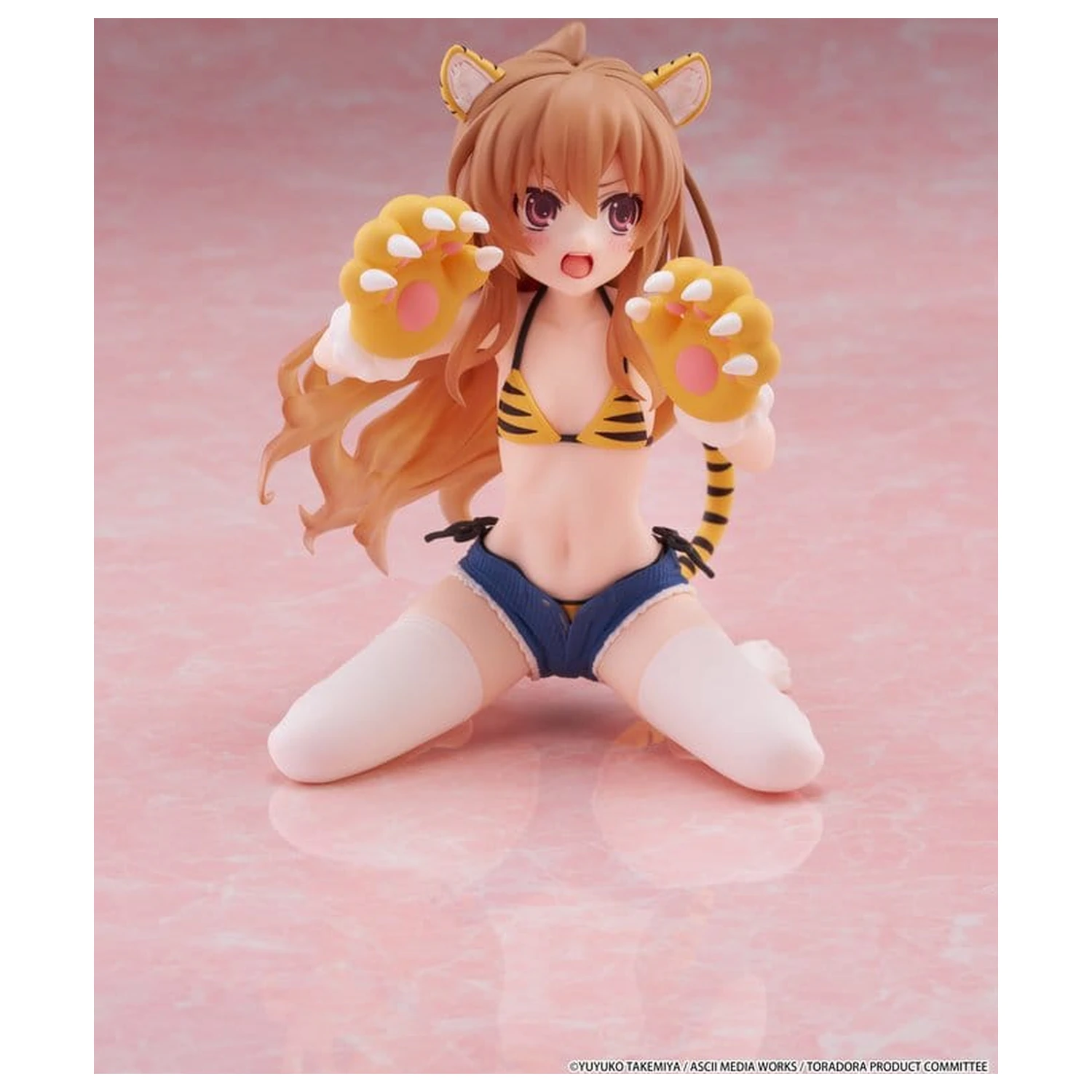 Toradora! Śliczna figurka Taiga Aisaka (w stroju kąpielowym Tygrysa) z PVC, na biurko, 13 cm zdjęcie produktu