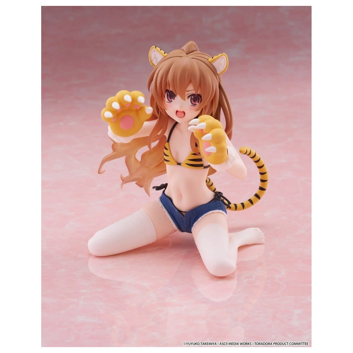 Toradora! Śliczna figurka Taiga Aisaka (w stroju kąpielowym Tygrysa) z PVC, na biurko, 13 cm zdjęcie produktu