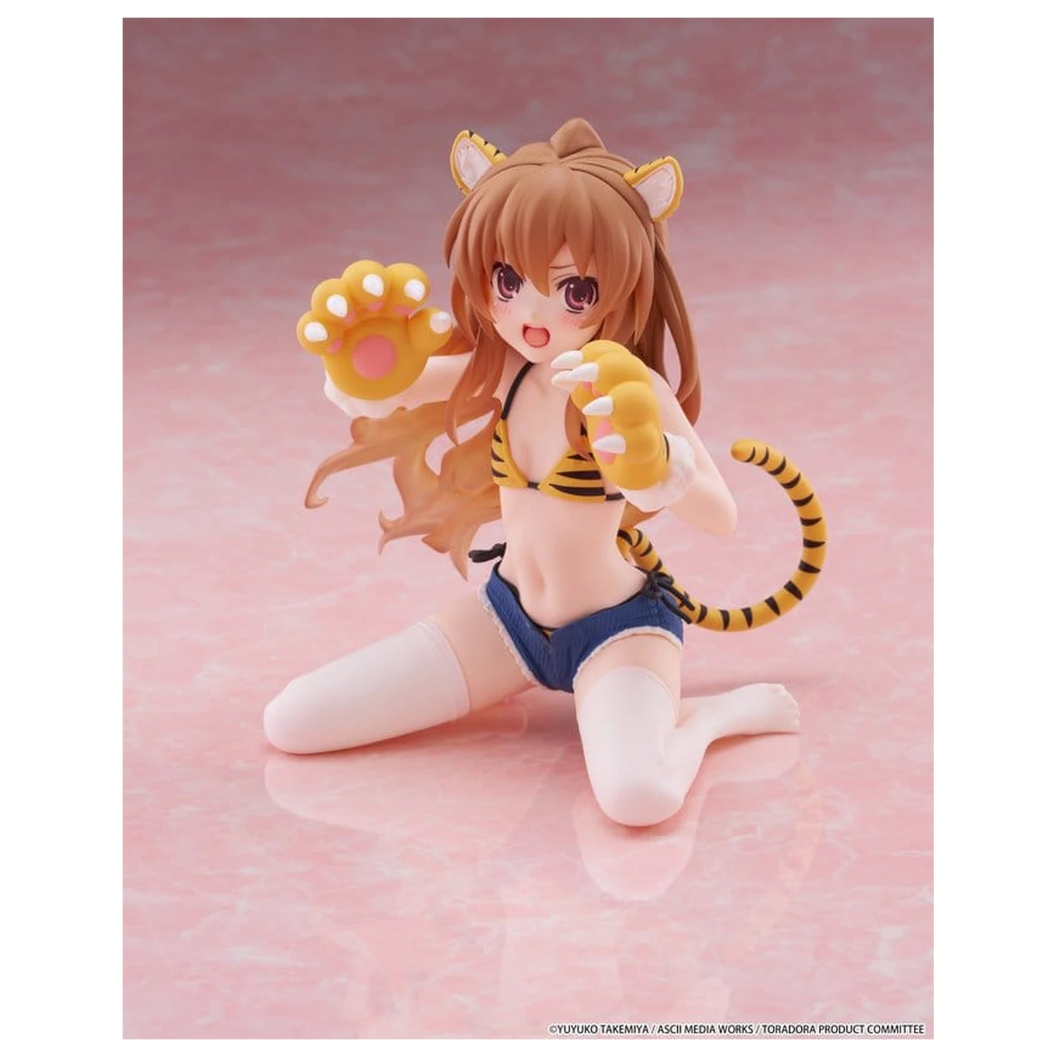 Toradora! Śliczna figurka Taiga Aisaka (w stroju kąpielowym Tygrysa) z PVC, na biurko, 13 cm zdjęcie produktu