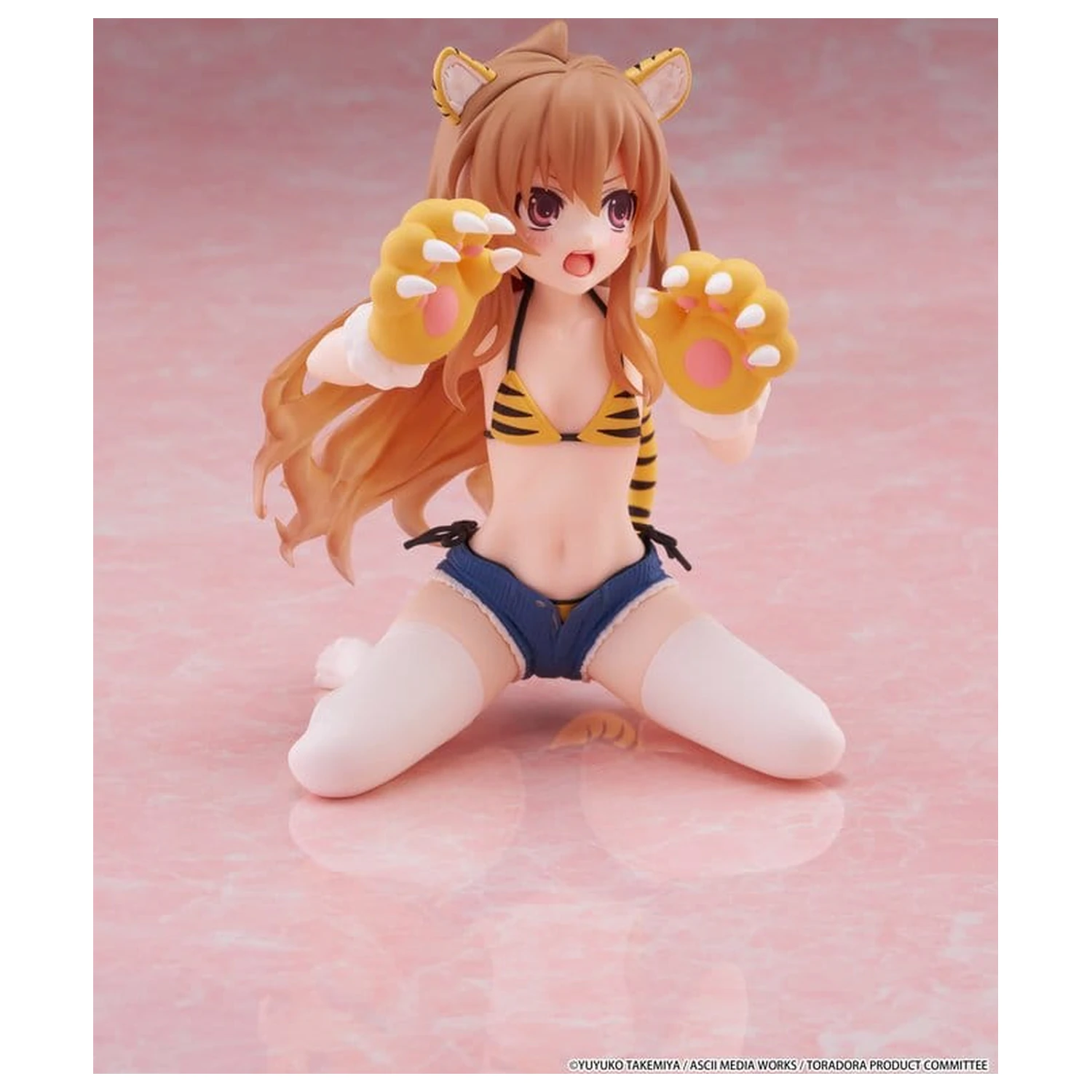 Toradora! Śliczna figurka Taiga Aisaka (w stroju kąpielowym Tygrysa) z PVC, na biurko, 13 cm zdjęcie produktu