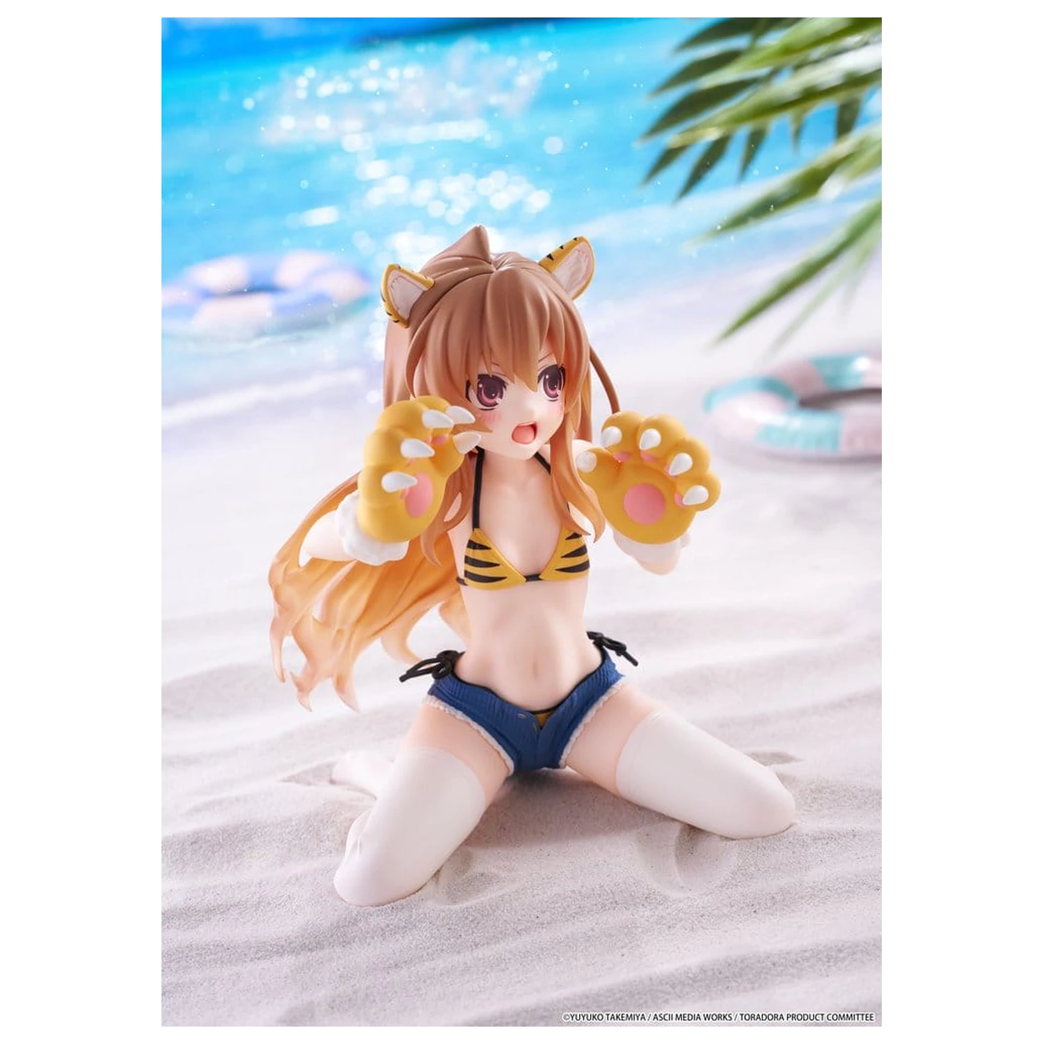 Toradora! Śliczna figurka Taiga Aisaka (w stroju kąpielowym Tygrysa) z PVC, na biurko, 13 cm zdjęcie produktu