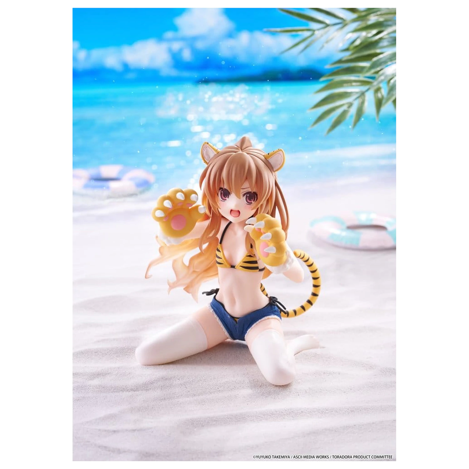 Toradora! Śliczna figurka Taiga Aisaka (w stroju kąpielowym Tygrysa) z PVC, na biurko, 13 cm zdjęcie produktu