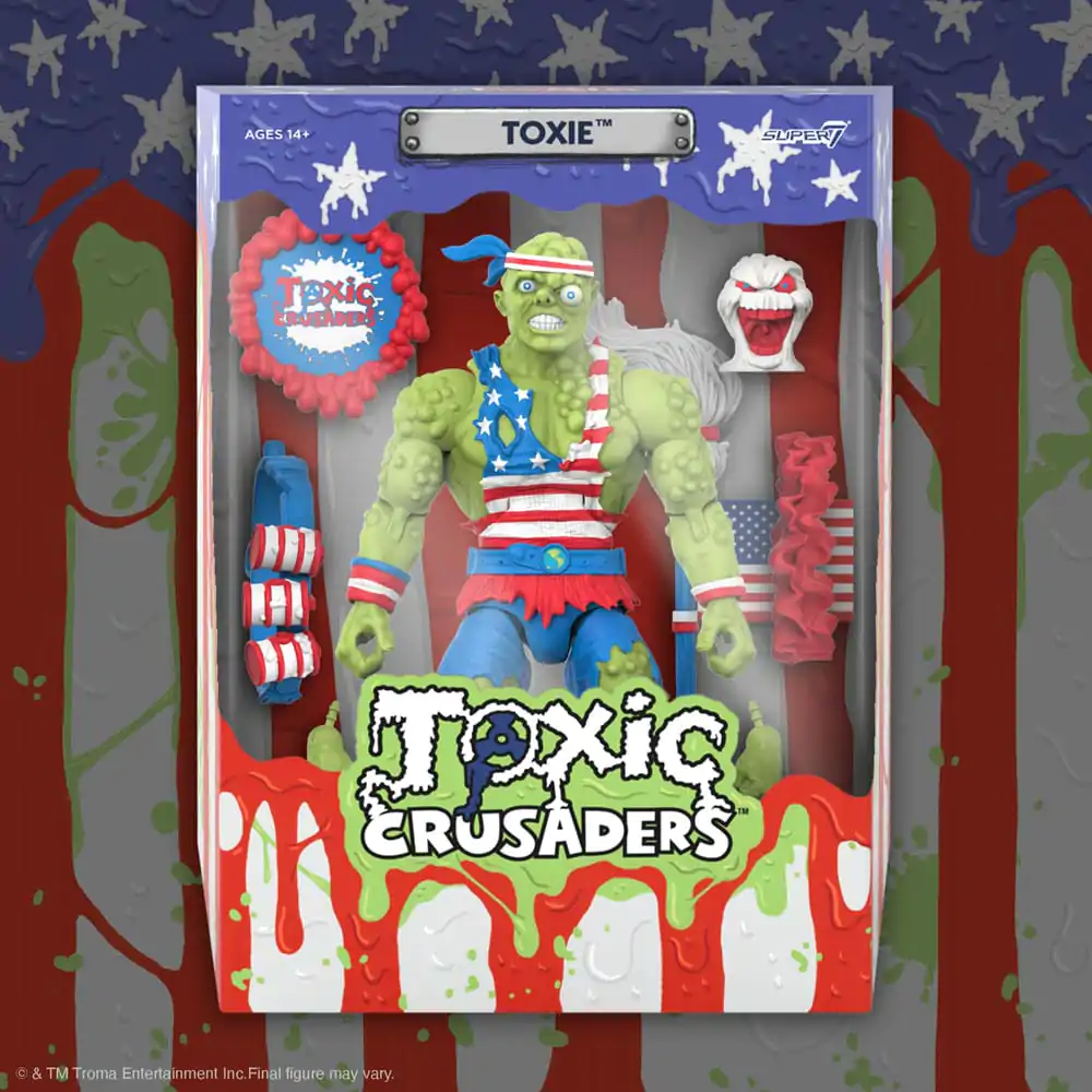 Toxic Crusaders Ultimates Figurka Akcji Toxie (Vintage Toy America) 18 cm zdjęcie produktu