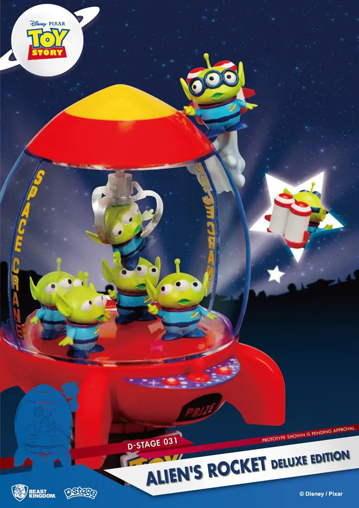Toy Story D-Stage PVC Diorama Rakietowa Edycja Deluxe Obcego 15 cm zdjęcie produktu