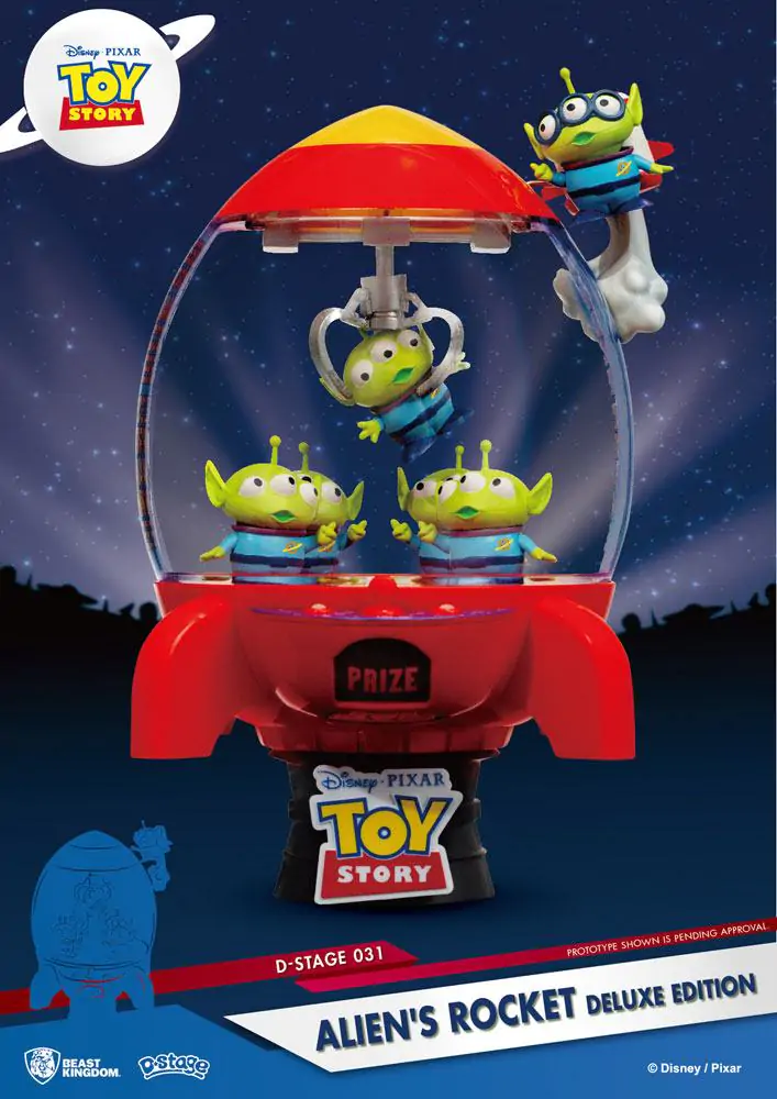 Toy Story D-Stage PVC Diorama Rakietowa Edycja Deluxe Obcego 15 cm zdjęcie produktu