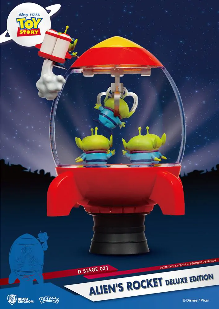 Toy Story D-Stage PVC Diorama Rakietowa Edycja Deluxe Obcego 15 cm zdjęcie produktu