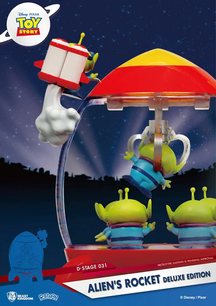 Toy Story D-Stage PVC Diorama Rakietowa Edycja Deluxe Obcego 15 cm zdjęcie produktu
