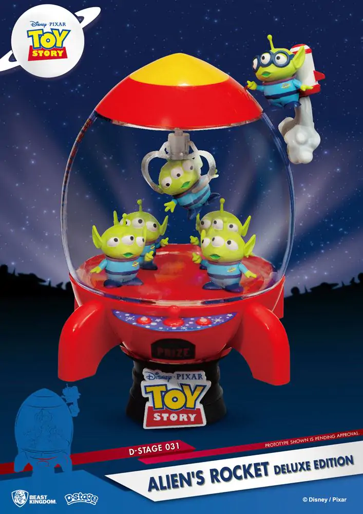 Toy Story D-Stage PVC Diorama Rakietowa Edycja Deluxe Obcego 15 cm zdjęcie produktu