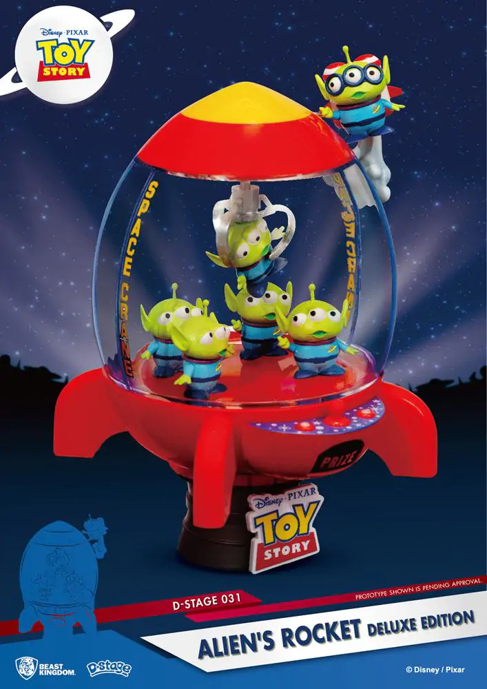 Toy Story D-Stage PVC Diorama Rakietowa Edycja Deluxe Obcego 15 cm zdjęcie produktu