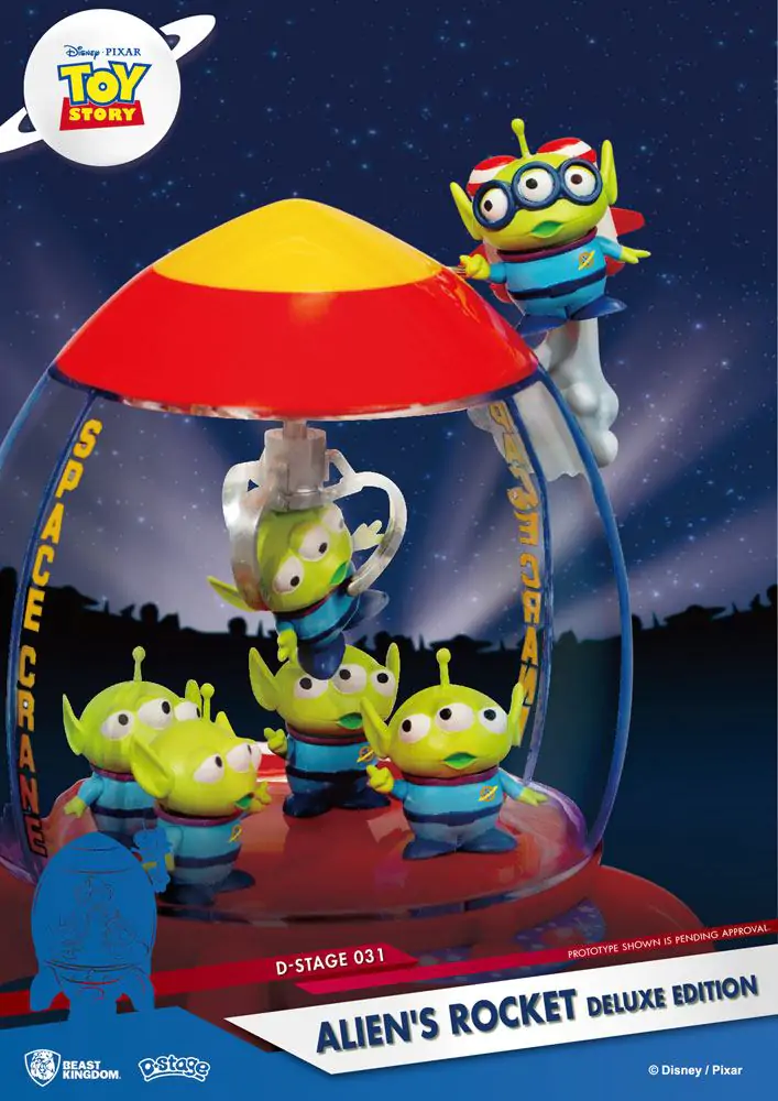 Toy Story D-Stage PVC Diorama Rakietowa Edycja Deluxe Obcego 15 cm zdjęcie produktu