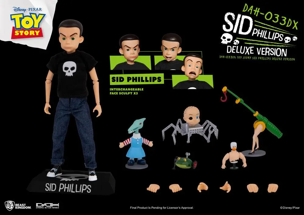 Toy Story Dynamic 8ction Heroes figurka akcji Sid Phillips Deluxe Version 14 cm zdjęcie produktu