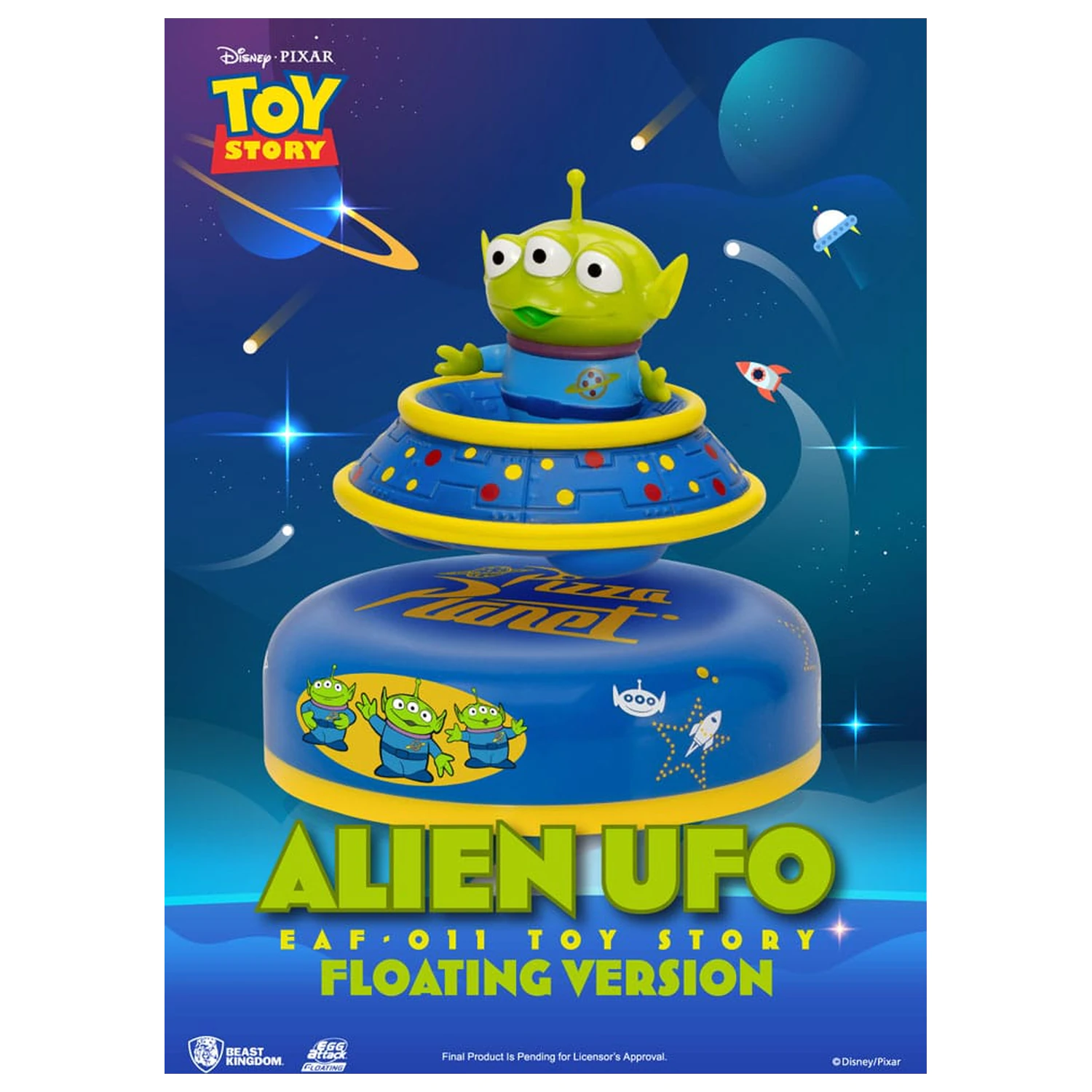 Toy Story Egg Attack Latający Model Obcego UFO 6 cm zdjęcie produktu