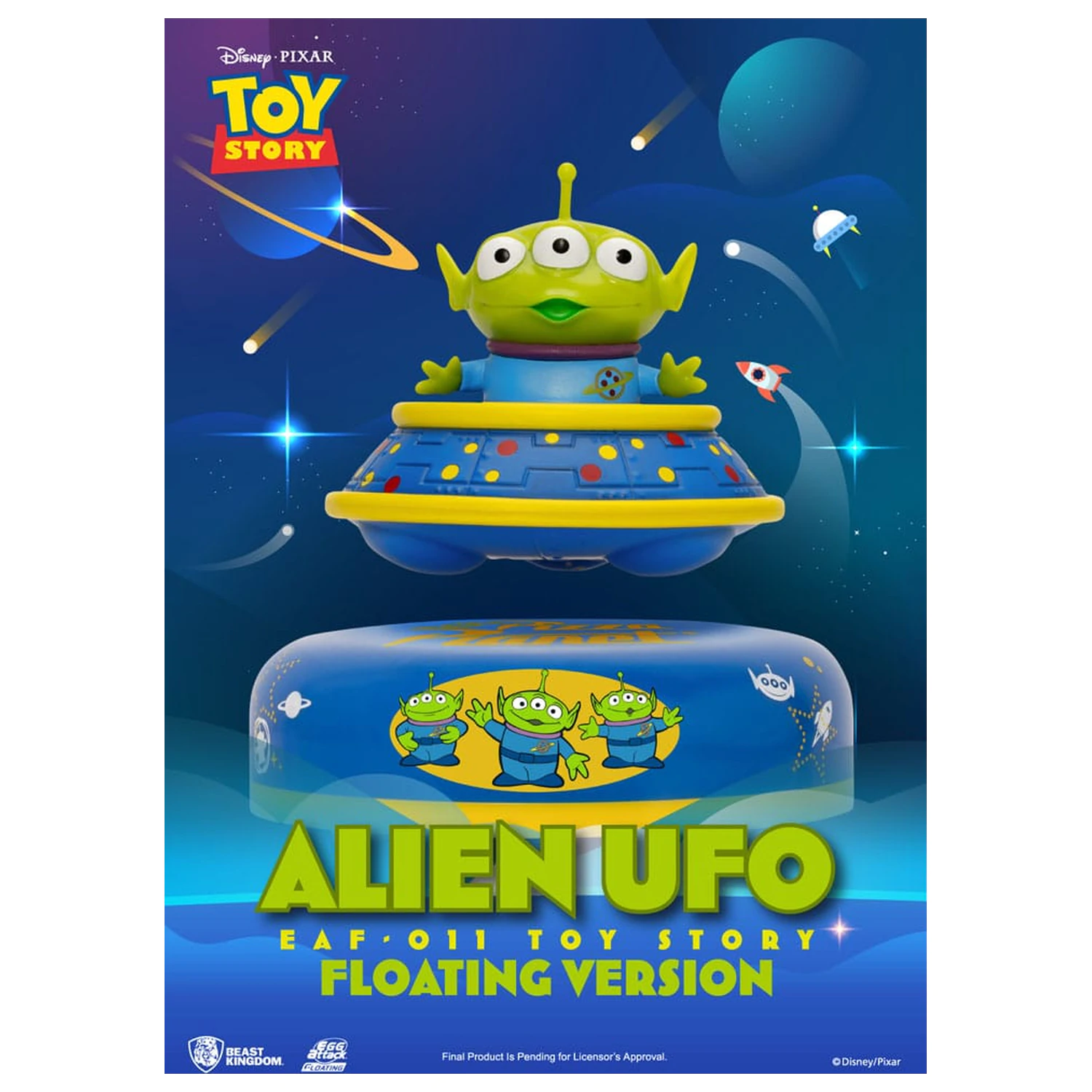 Toy Story Egg Attack Latający Model Obcego UFO 6 cm zdjęcie produktu