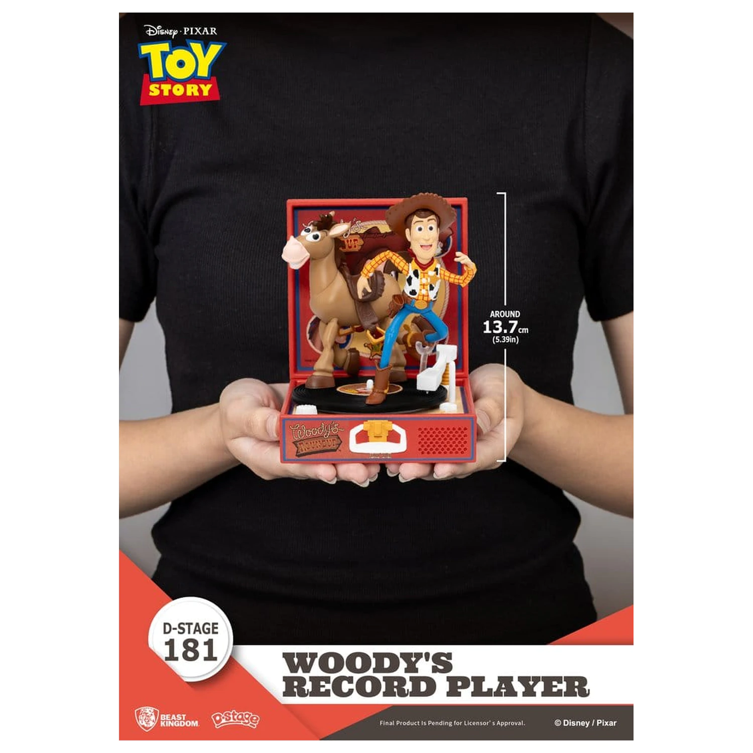 Toy Story Record Player Series Figurka PCV Odtwarzacz płyt Woody'ego 13 cm zdjęcie produktu