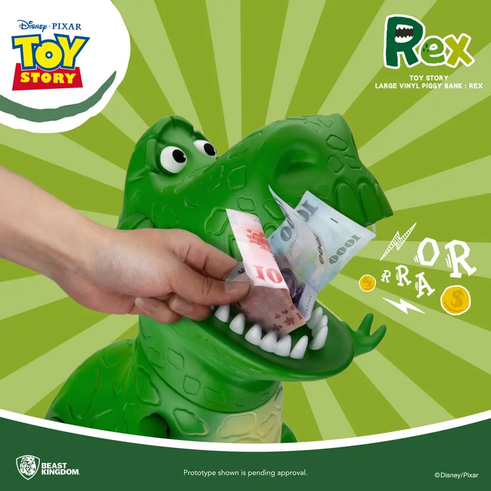 Toy Story Skarbonka Vinyl Rex 46 cm zdjęcie produktu