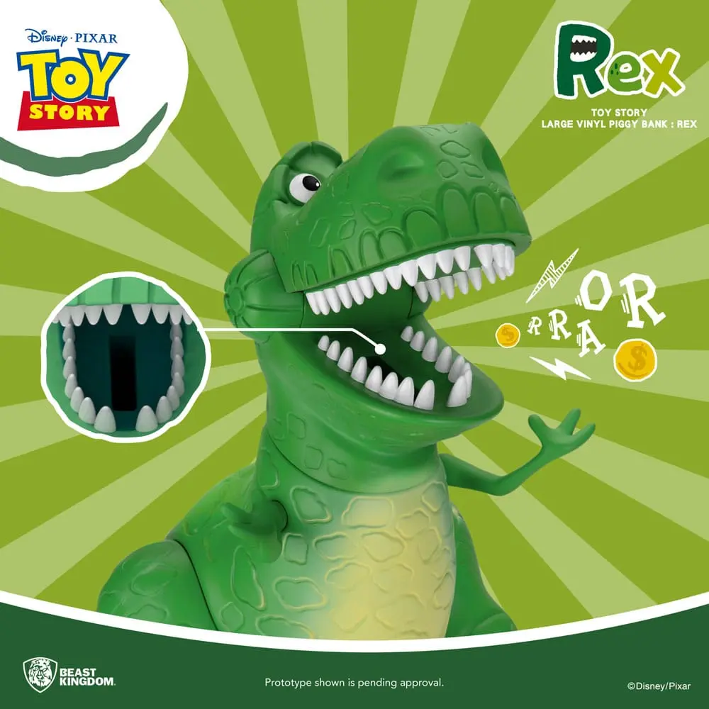 Toy Story Skarbonka Vinyl Rex 46 cm zdjęcie produktu