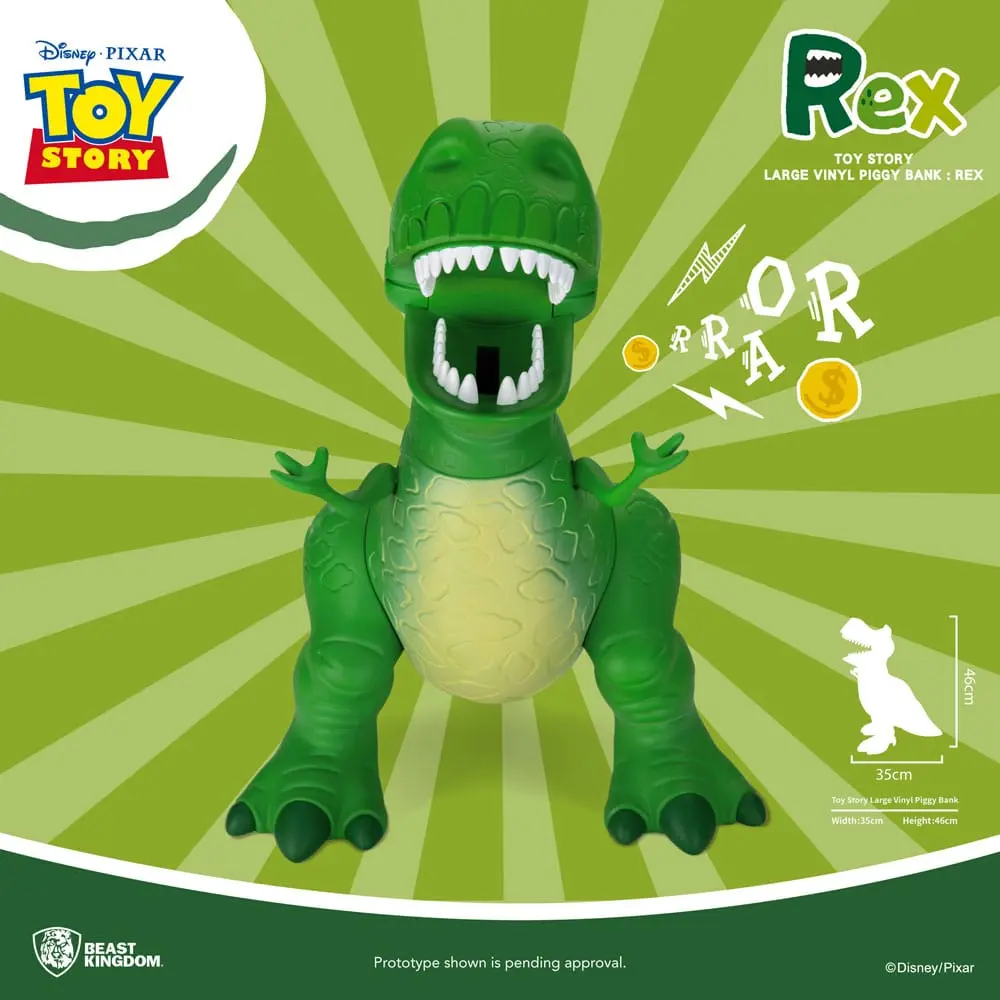 Toy Story Skarbonka Vinyl Rex 46 cm zdjęcie produktu