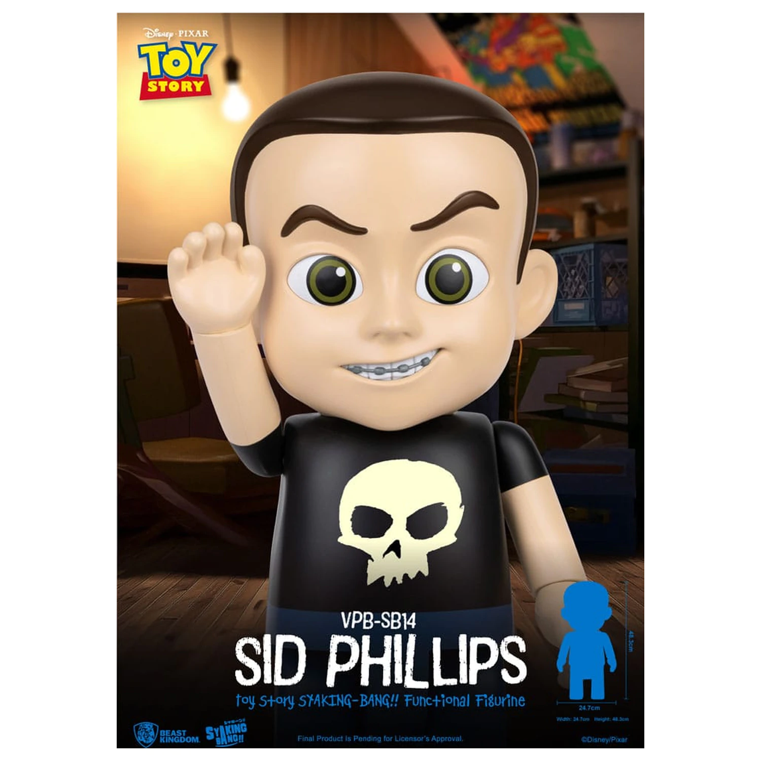 Toy Story Piggy Winyl Bank Sid Phillips 48 cm zdjęcie produktu