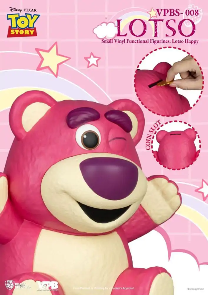 Toy Story Skarbonka Vinyl Piggy Lotso Happy Vers. 25 cm zdjęcie produktu