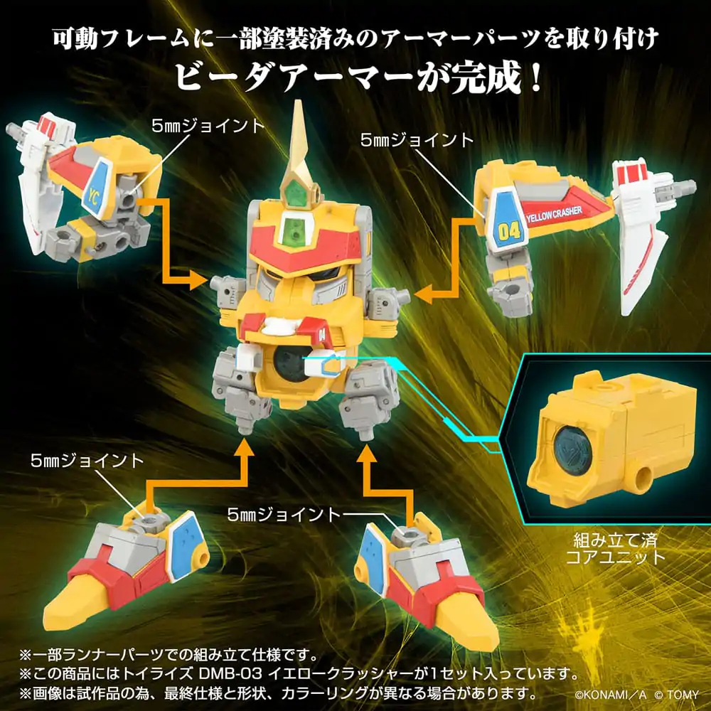 Figurka kolekcjonerska Toyrise Action Figure DMB-03 Yellow Crusher 11 cm zdjęcie produktu