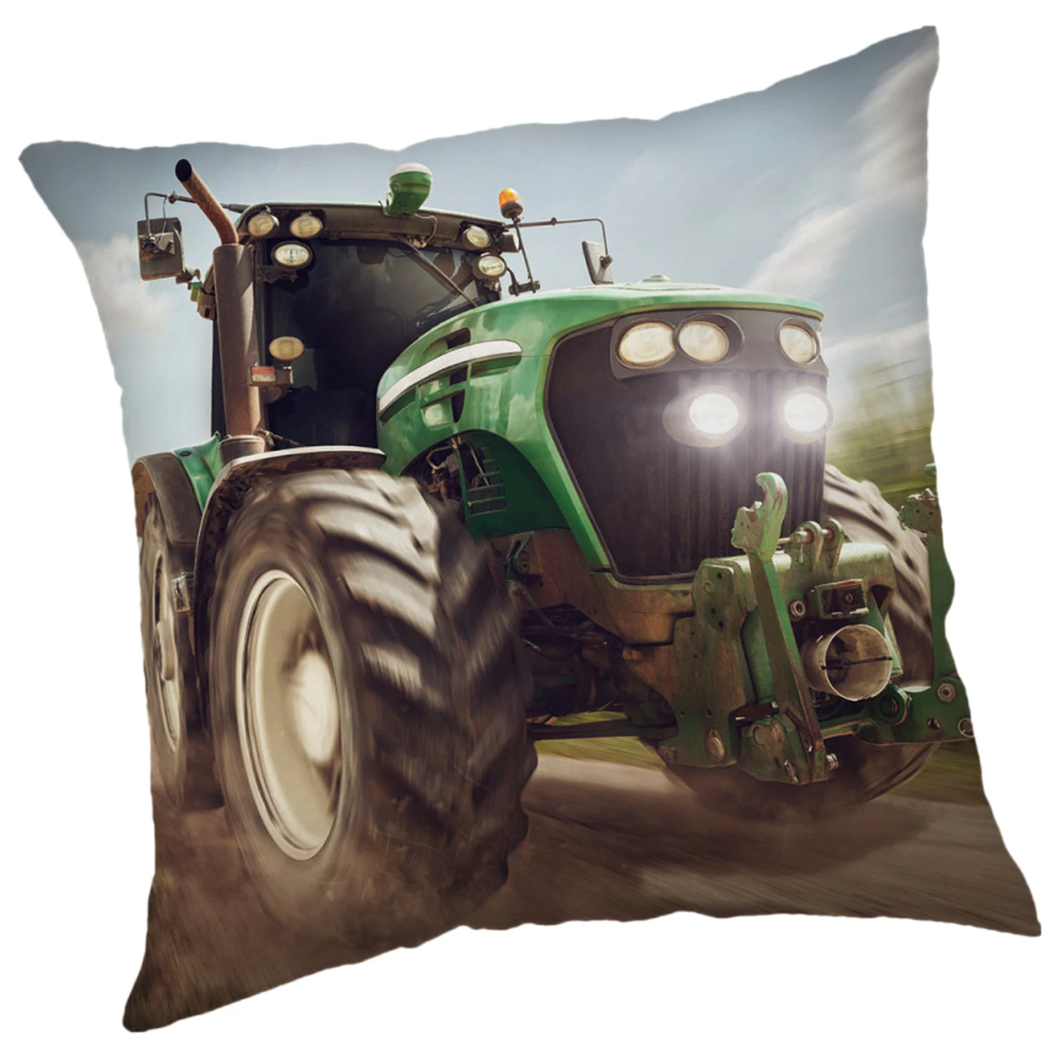 Poszewka na poduszkę Tractor Green zdjęcie produktu