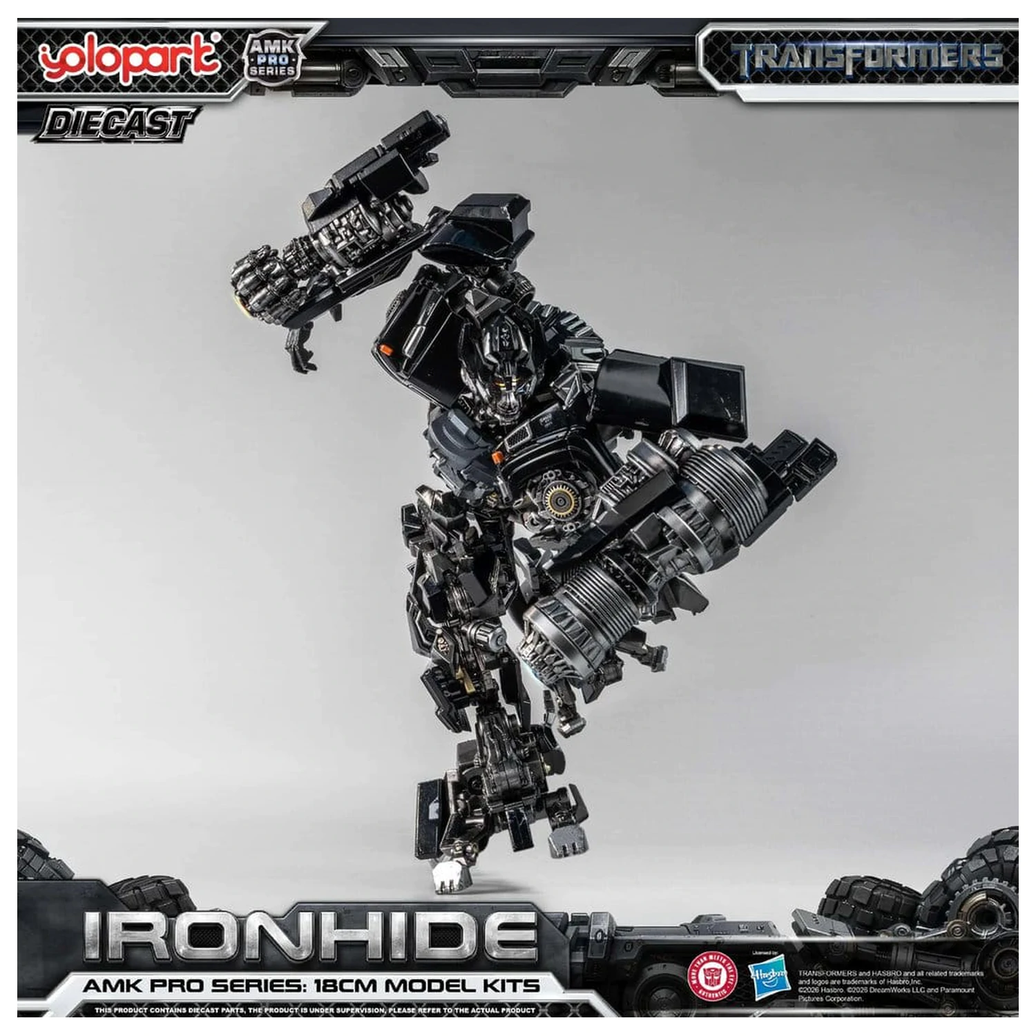 Transformers (2007) AMK PRO Series plastikowy zestaw modelarski Ironhide 18 cm zdjęcie produktu