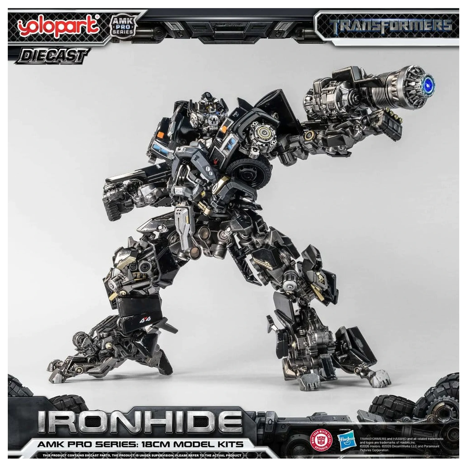 Transformers (2007) AMK PRO Series plastikowy zestaw modelarski Ironhide 18 cm zdjęcie produktu