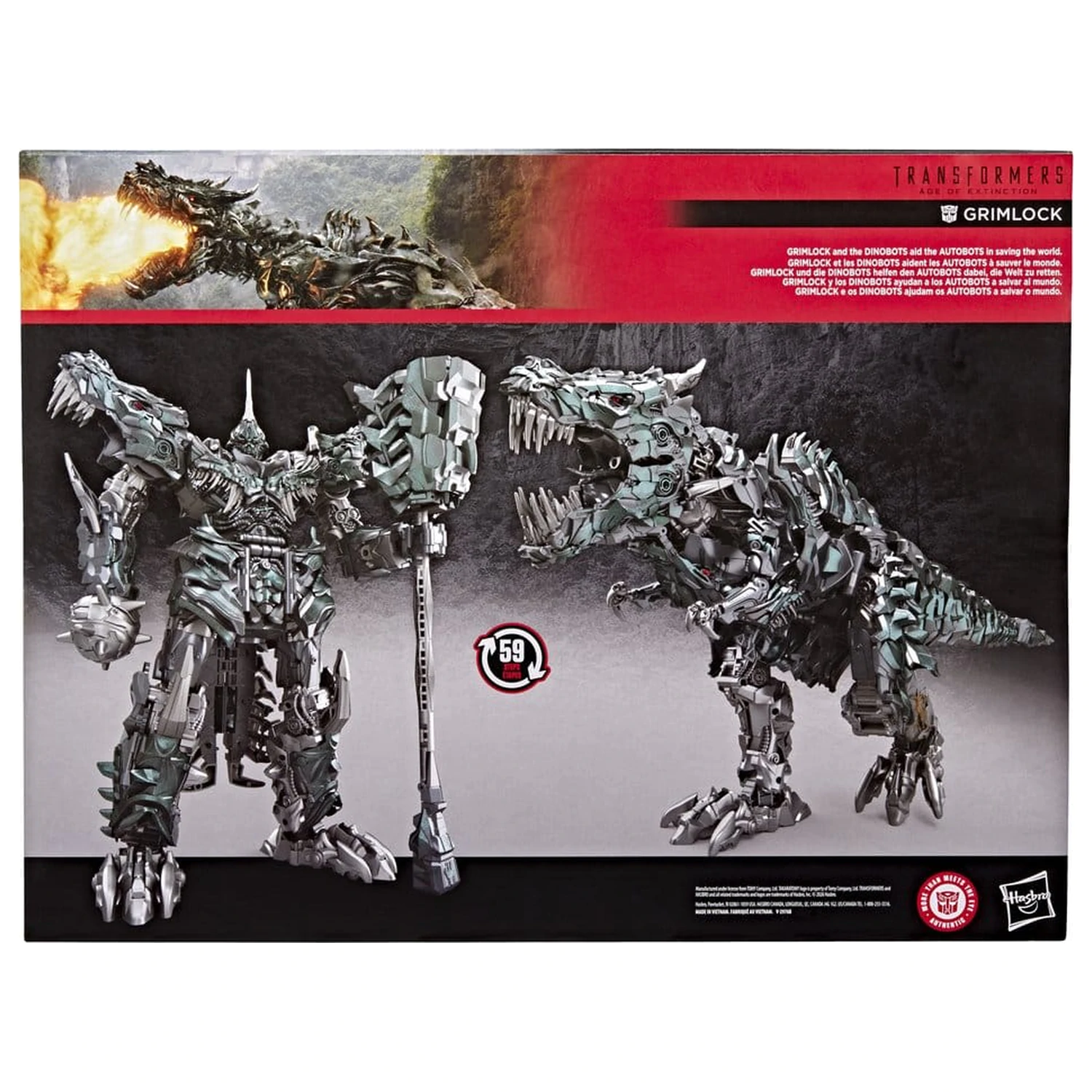 Transformers: Age of Extinction Studio Series Titan Class Figurka akcji Grimlock 38 cm zdjęcie produktu