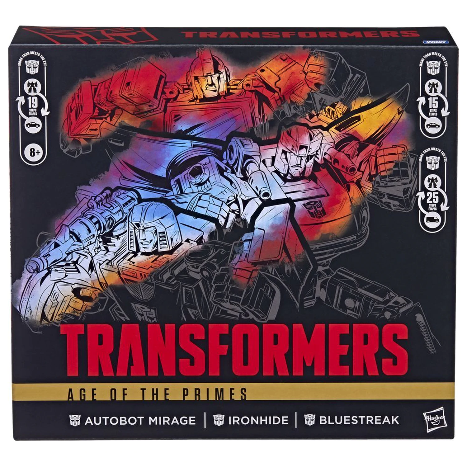 Transformers Age of the Primes Atobot Mirage & Ironhide & Bluestreak zestaw 3 figurek 13-15cm zdjęcie produktu