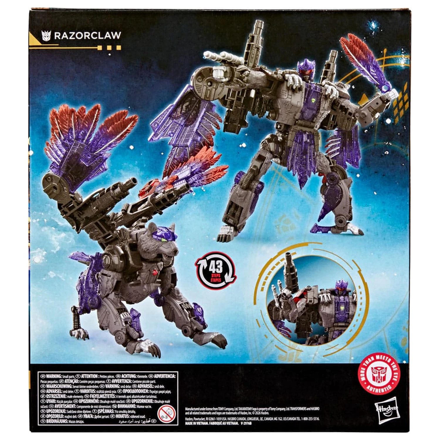 Transformers Age of the Primes Leader Class figurka akcji Razorclaw 19 cm zdjęcie produktu
