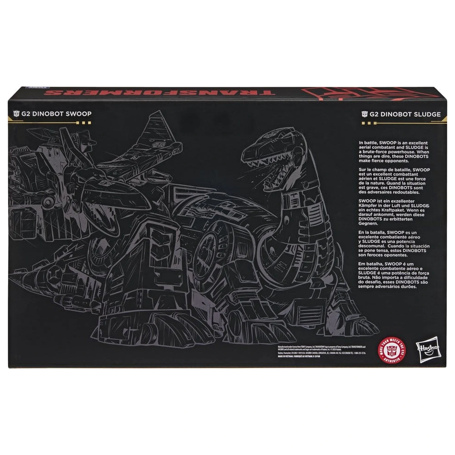 Transformers Age of the Primes Leader Class Figurka Akcji 2-Pak G2 G2 Dinobot Swoop i G2 Dinobot Sludge 19 cm zdjęcie produktu