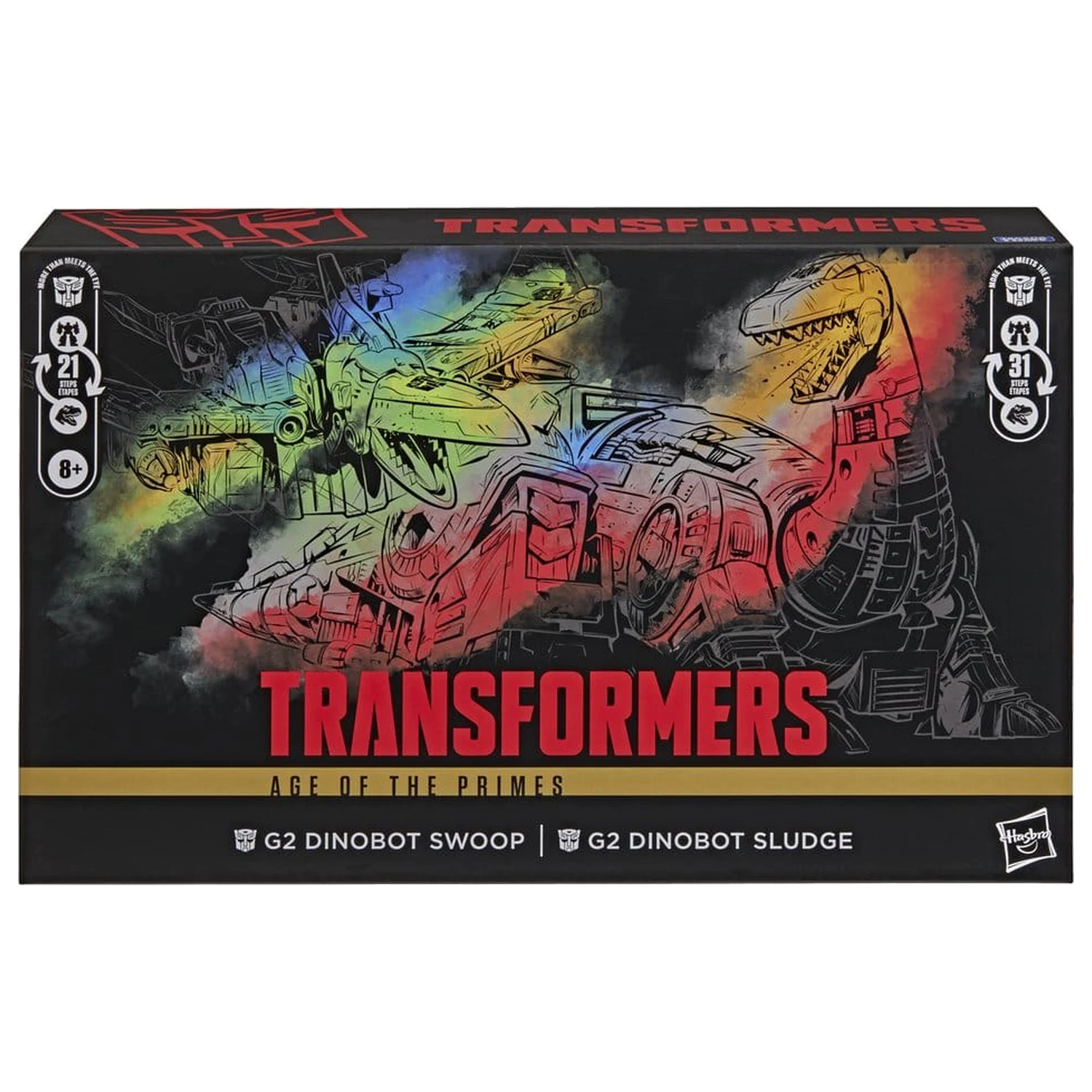 Transformers Age of the Primes Leader Class Figurka Akcji 2-Pak G2 G2 Dinobot Swoop i G2 Dinobot Sludge 19 cm zdjęcie produktu
