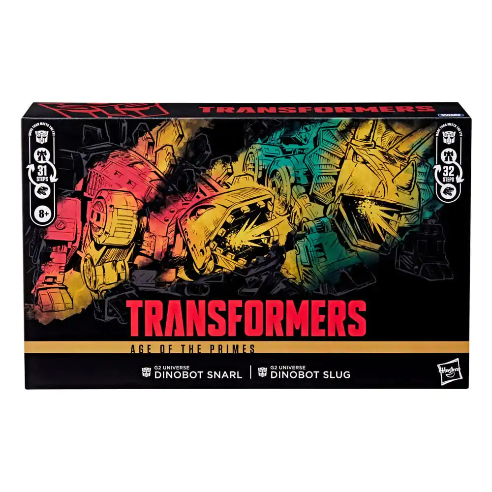 Transformers Age of the Primes Leader Class Figurka Akcji G2 Universe Dinobots Snarl & Slug 19 cm zdjęcie produktu