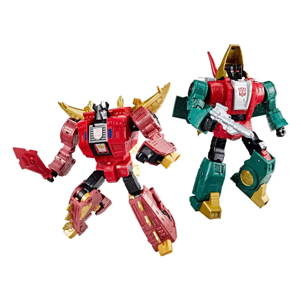 Transformers Age of the Primes Leader Class Figurka Akcji G2 Universe Dinobots Snarl & Slug 19 cm zdjęcie produktu