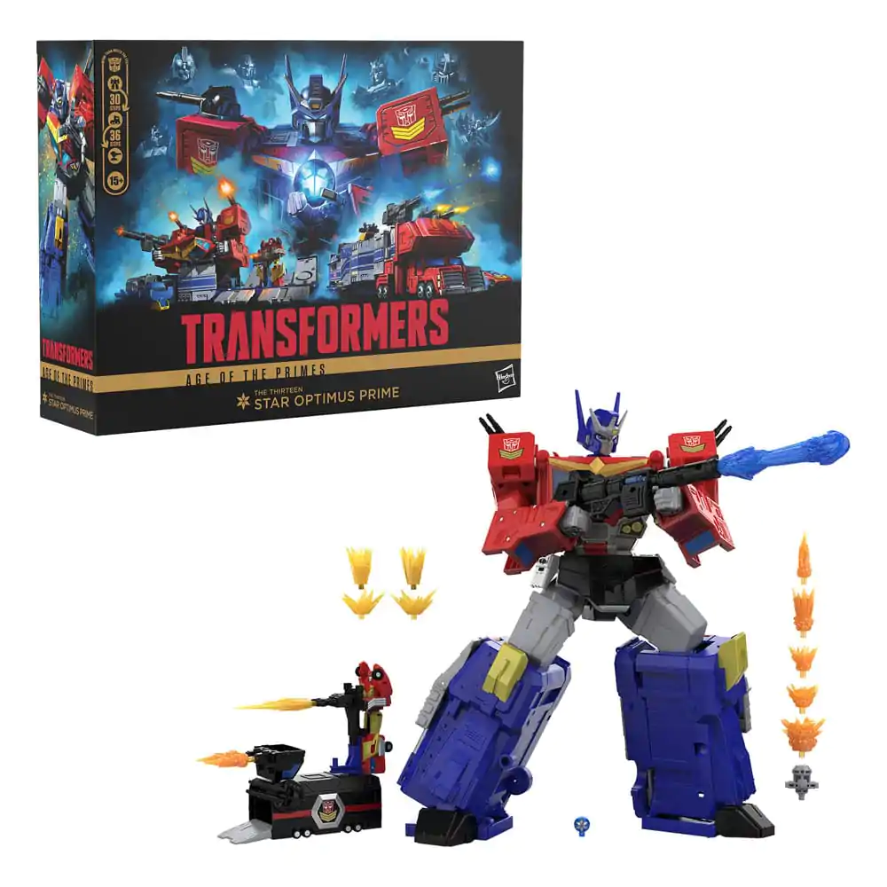 Transformers: Wiek Prajmów Figurka Akcji Klasy Tytan The Thirteen Star Optimus Prime 38 cm zdjęcie produktu