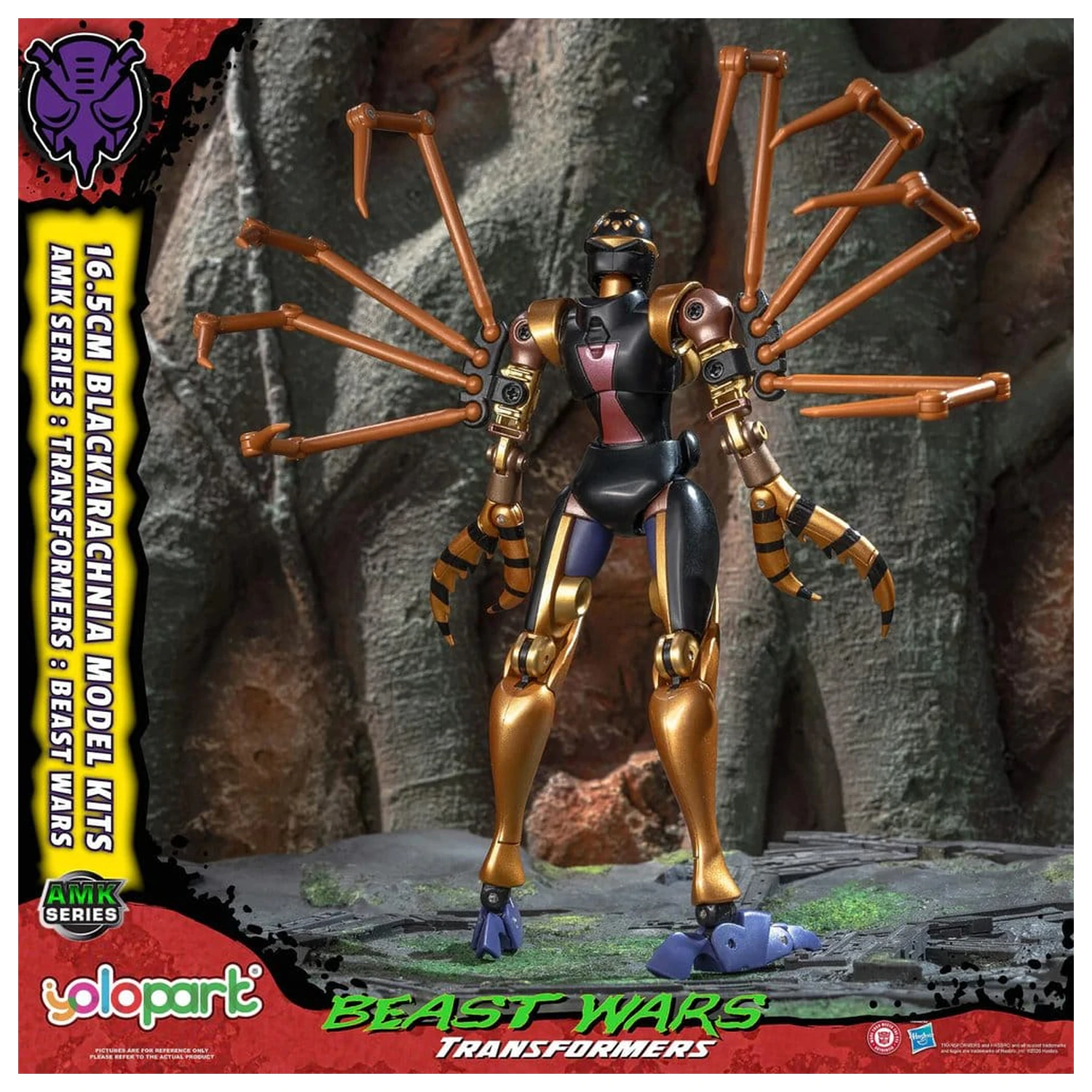 Transformers AMK Series Plastic Model Kit Beast Wars Blackarachnia 18 cm zdjęcie produktu