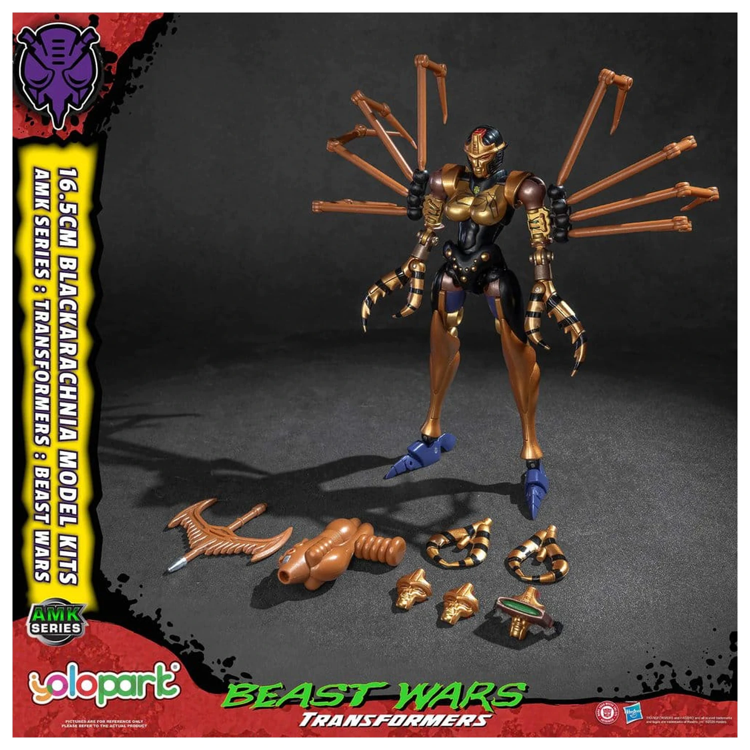 Transformers AMK Series Plastic Model Kit Beast Wars Blackarachnia 18 cm zdjęcie produktu