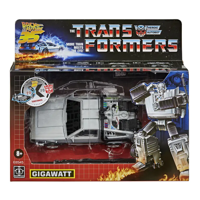 Transformers Back to the Future Delorean Gigawatt figurka 14 cm zdjęcie produktu
