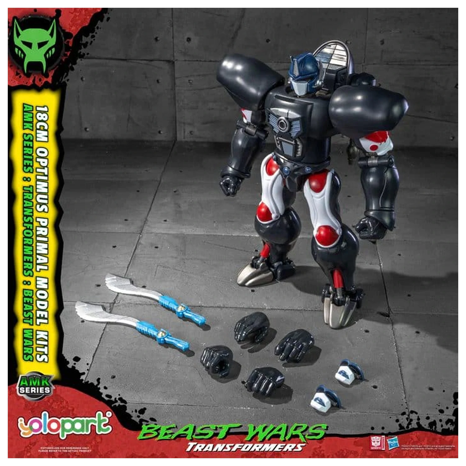 Transformers: Beast Wars Seria AMK Zestaw modeli plastikowych Optimus Primal 18 cm zdjęcie produktu