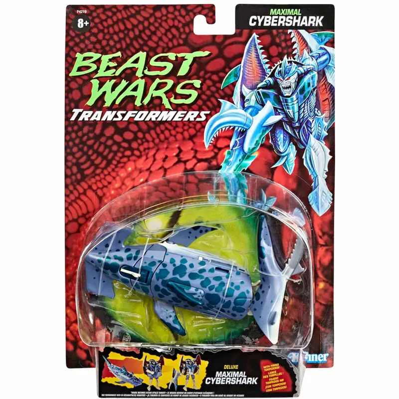 Transformers: Beast Wars Vintage Figurka Akcji Maximal Cybershark 13 cm zdjęcie produktu