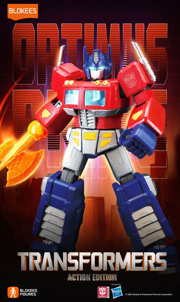 Transformers Blokees Plastikowy Model Zestaw Action Edition 01 G1 Optimus Prime zdjęcie produktu