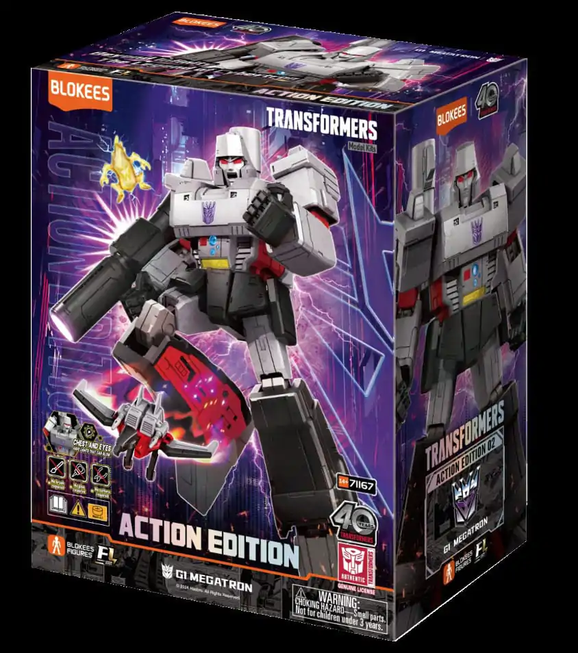 Transformers Blokees Plastikowy Model Zestaw Edycja Akcji 02 G1 Megatron zdjęcie produktu