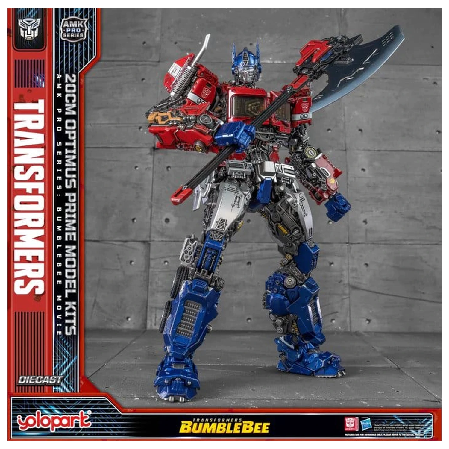 Transformers: Bumblebee AMK PRO Series plastikowy model do składania Optimus Prime 20 cm zdjęcie produktu