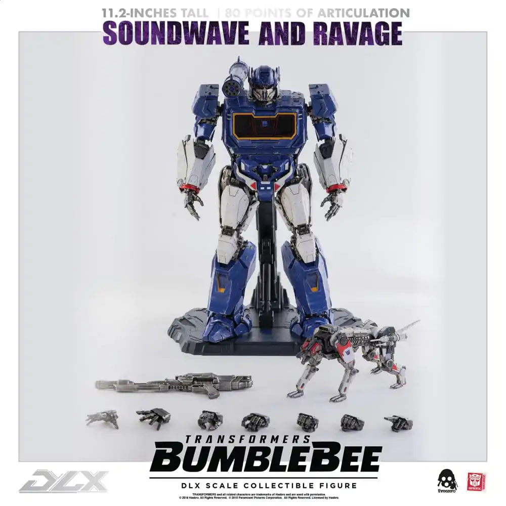 Transformers Bumblebee DLX Figurka Akcji 2-pak 1/6 Soundwave & Ravage 28 cm zdjęcie produktu