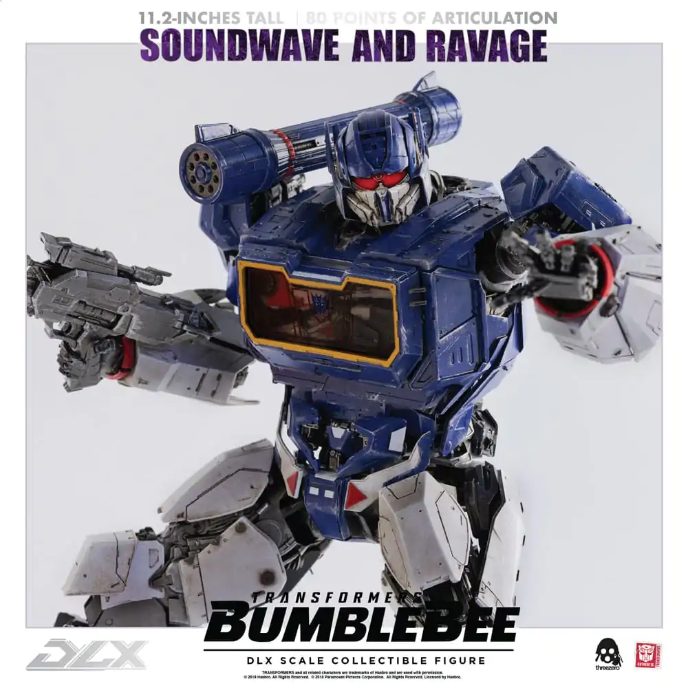 Transformers Bumblebee DLX Figurka Akcji 2-pak 1/6 Soundwave & Ravage 28 cm zdjęcie produktu