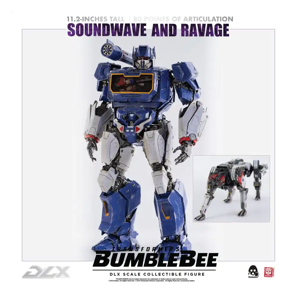 Transformers Bumblebee DLX Figurka Akcji 2-pak 1/6 Soundwave & Ravage 28 cm zdjęcie produktu
